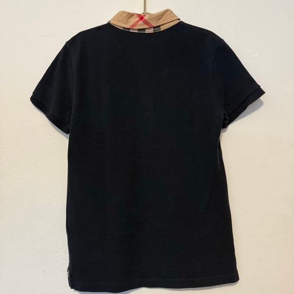 Burberry Children Navy Short Sleeve Polo T-shirt Size 10Y - Picture 3 of 7